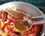 A picture of step 5 of Paneer corn curry.