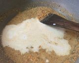 A picture of step 4 of Lapsi carrot halwa with jaggery.