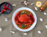 A picture of step 8 of Chilli Crab (Singapore-style).