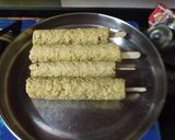 A picture of step 2 of Chicken Cheese Seekh Kababs.