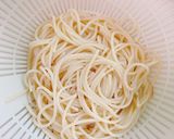 รูปขั้นตอนการทำที่ 1 ของ Spaghetti Carbonara Jay, Veganสปาเก็ตตี้คาร์โบนาร่า เห็ดหอม หมูกรอบ เจ, วีแกน