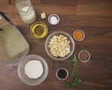 Fűszeres mandulakrémleves recept fázis 1 fotója