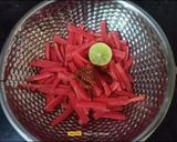 A picture of step 3 of Rich In Vitamin A Gujarati Lasaniya Gajar OR Garlicy Carrots.