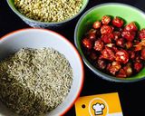 A picture of step 1 of Dry masala for fry items.