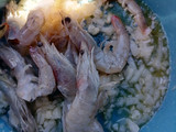 Spaghetti con camarones