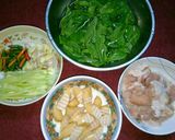 รูปขั้นตอนการทำที่ 1 ของ กะเพราผัดแห้งไก่ทอดไส้กรอกกรอบ
