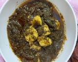 Palak paneer healthy food recipe step 4 photo