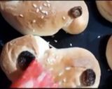 A picture of step 12 of Lussekatter- A Swedish Bun.