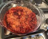 Une image de l'étape 5 de Compote de pêches de vigne et rhubarbe.