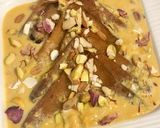 A picture of step 5 of Shahi Tukda (Indian bread pudding).
