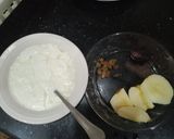 A picture of step 1 of Fruited yogurt.