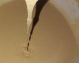 A picture of step 2 of Boondi ky ladu.