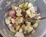 A picture of step 5 of Sweet potato salad.