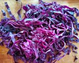 Foto del paso 1 de la receta: Gusanos púrpuras agridulces (col agridulce) 🪱🥗 #agridulce