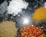 A picture of step 2 of 3 Spicy _kurkuri bhindi.