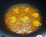 A picture of step 3 of Rasiya Muthiya (Rice Dumplings in gravy).