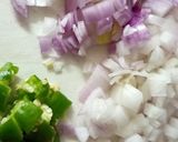 A picture of step 1 of Egg keema / burji.