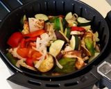 Foto del paso 1 de la receta: Pastel de verduras en freidora de aire