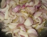 A picture of step 1 of Mushroom ki sabji.