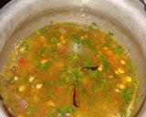 A picture of step 5 of Dal-Bhaji.