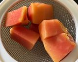 Foto langkah ke 6 dari resep Mpasi 6month ubi ungu with wortel saus pepaya + ub.