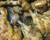 A picture of step 7 of Chicken Tangdi Masala.