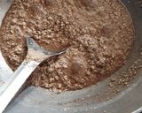 A picture of step 2 of Choco Cinnamon Kalakand.