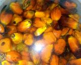 A picture of step 1 of Goat meat banga soup.