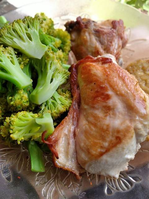 Langkah-langkah untuk membuat Cara membuat Ayam Panggang Wajan #my diabetic meal