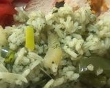 Foto del paso 2 de la receta: Arroz verde con espinacas