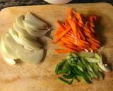 Foto langkah ke 1 dari resep 116. Steam salmon with vegetables.