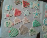 A picture of step 1 of Icing for Christmas Cookies.