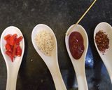 A picture of step 2 of Hot and chilli dip.
