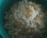 Foto del paso 1 de la receta: Hamburguesas de maíz blanco y arroz sabor pollo (vegan)!