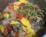 Hình bước làm 4 của món Canh thịt bò nấu dưa muối chua ngọt