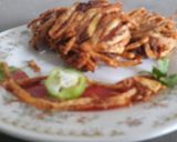 A picture of step 8 of Lacha Chicken Pakora.