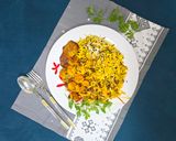 صورة لخطوة 11 من وصفة أرز أسود بري مع الروبيان