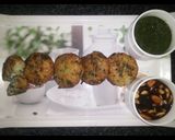 A picture of step 4 of Potato corn patties.