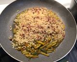 Foto del passaggio 4 della ricetta Fregola sarda con peperoni, datterini confit e gorgonzola