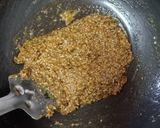 A picture of step 3 of Choco Mint Til Laddu.