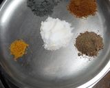 A picture of step 2 of Chachh masala powder.