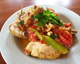 A picture of step 5 of Chicken Woku.