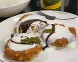 A picture of step 4 of Sabudana Tikki.