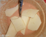 A picture of step 1 of Simple Yam with flour.