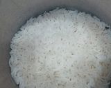 A picture of step 1 of Kheer made from leftover boiled rice.