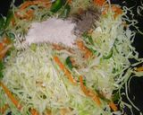 A picture of step 3 of Veg chowmein.
