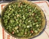 Une image de l'étape 6 de Tarte géante « noeuds » à la rhubarbe du jardin et crème vanille (pâte brisée au sirop d érable).