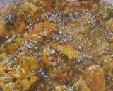 A picture of step 3 of Palak Gobi pakode.