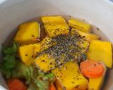 Foto del paso 3 de la receta: Crema de zapallo y zanahoria
