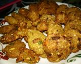 A picture of step 5 of Poha and Sweet potato Pakora's.